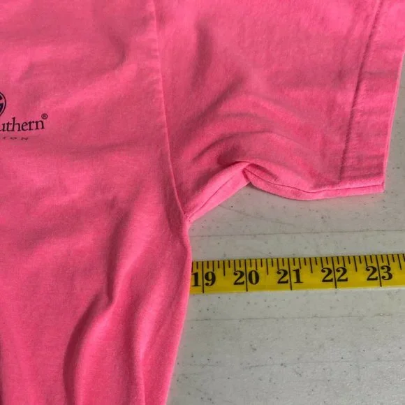 Preppy Classy & Happy Never Goes Out Of Style Womens Pink Graphic T Shirt Size M - Picture 5 of 8